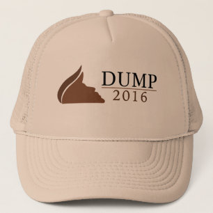 Anti-Donald Trump Trucker Hat (Dump   2016)