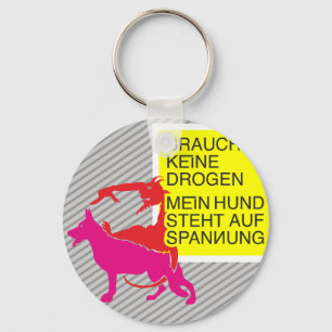 Anti Drogen Hund Key Ring