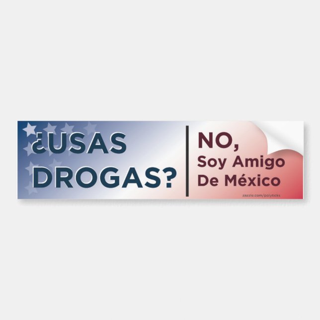 Anti-Drug bumper sticker (Front)