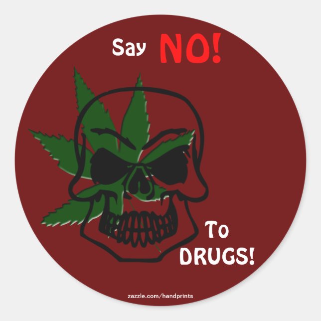 Anti-Drug Campaign Promotional Stickers (Front)