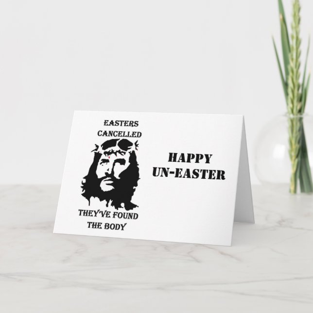 anti Easter Holiday Card (Front)
