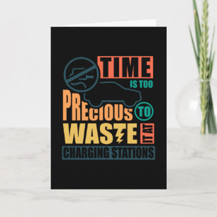 Anti Electric Car Charging Stations Card