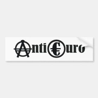 ANTI EURO BUMPER STICKER