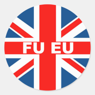 Anti Euro Classic Round Sticker