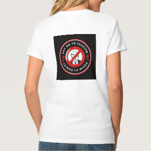 Anti-Facism Denim Jacket T-Shirt