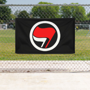 Anti-Fascism Flag Reverse Banner