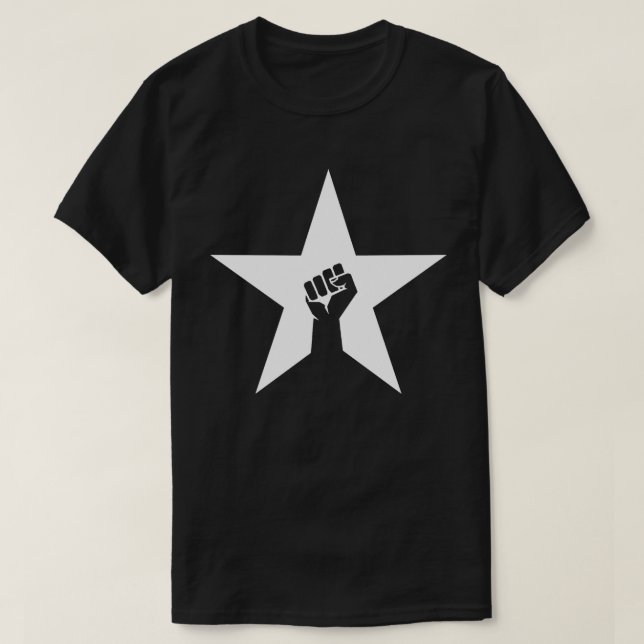 Anti-Fascist Star T-Shirt (Design Front)