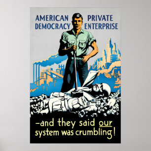 Anti-Fascist WWII Propaganda Poster American