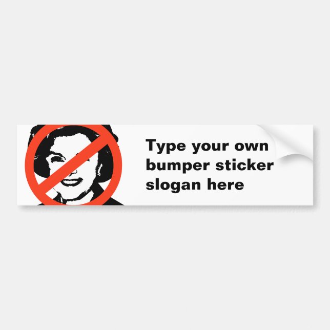 ANTI-FEINSTEIN: ANTI-Diane Feinstein Gear Bumper Sticker (Front)
