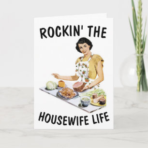 ANTI-FEMINIST FUNNY RETRO FRIENDSHIP GREETING CARD