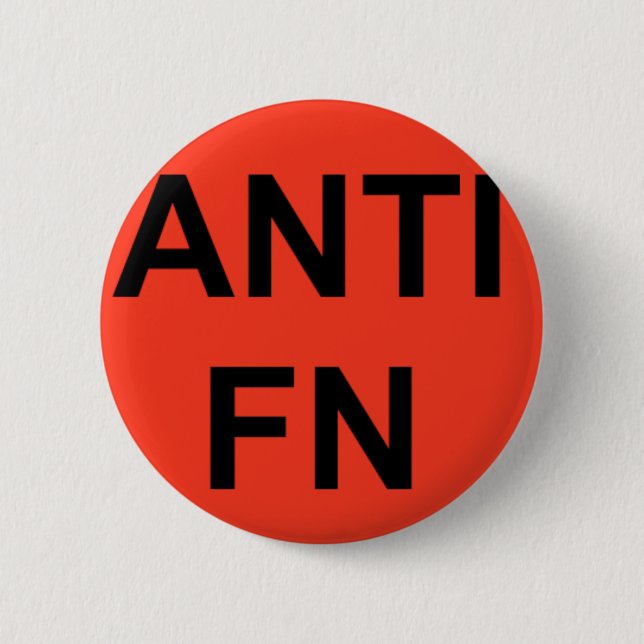 anti fn 6 cm round badge (Front)