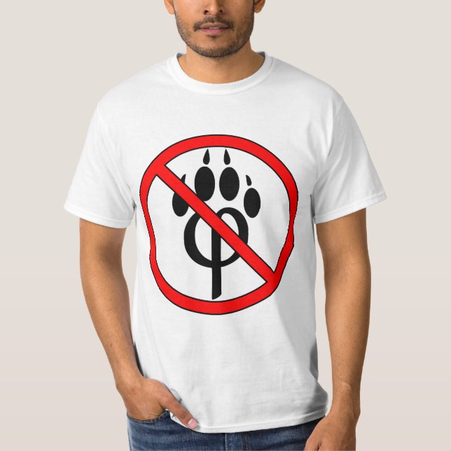 anti furry classic art T-Shirt (Front)