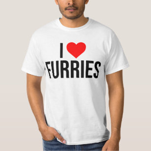 anti furry Love T-Shirt
