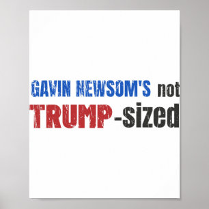 Anti Gavin Newsom, California Governor Newsom's No Poster