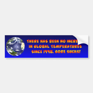 Anti Global Warming Bumper Sticker