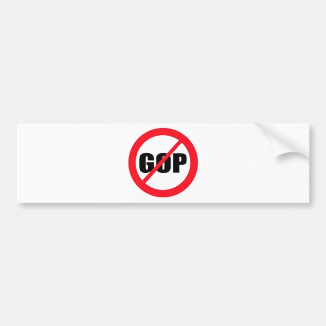 Anti-GOP Bumper Sticker (Front)