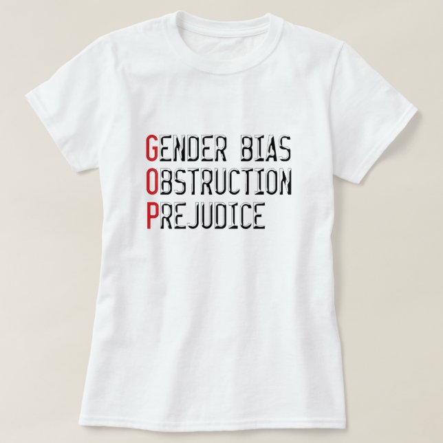 Anti GOP Republican T-Shirt (Design Front)