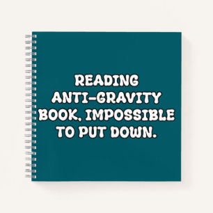 Anti-Gravity Book Dad Joke Typography