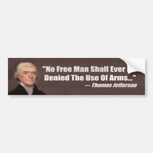 Anti Gun Control - Gun Rights Bumper Sticker