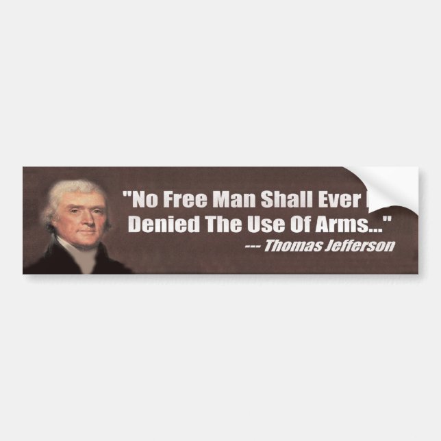 Anti Gun Control - Gun Rights Bumper Sticker (Front)