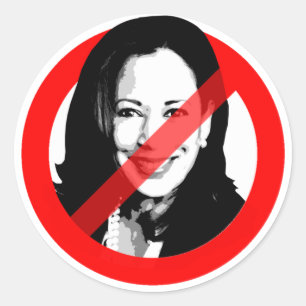 ANTI HARRIS CLASSIC ROUND STICKER