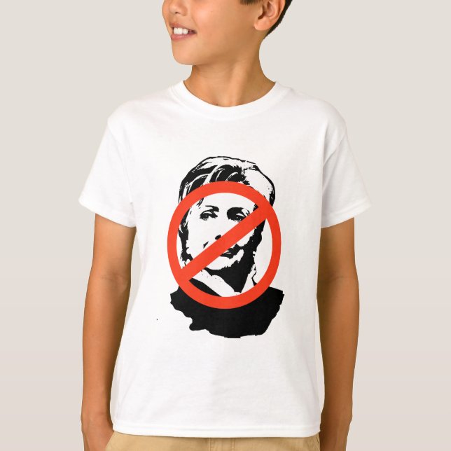ANTI-HILLARY: ANTI-Hillary Clinton T-Shirt (Front)