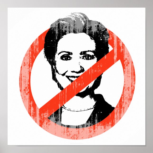ANTI HILLARY SLOGAN Faded.png Poster (Front)