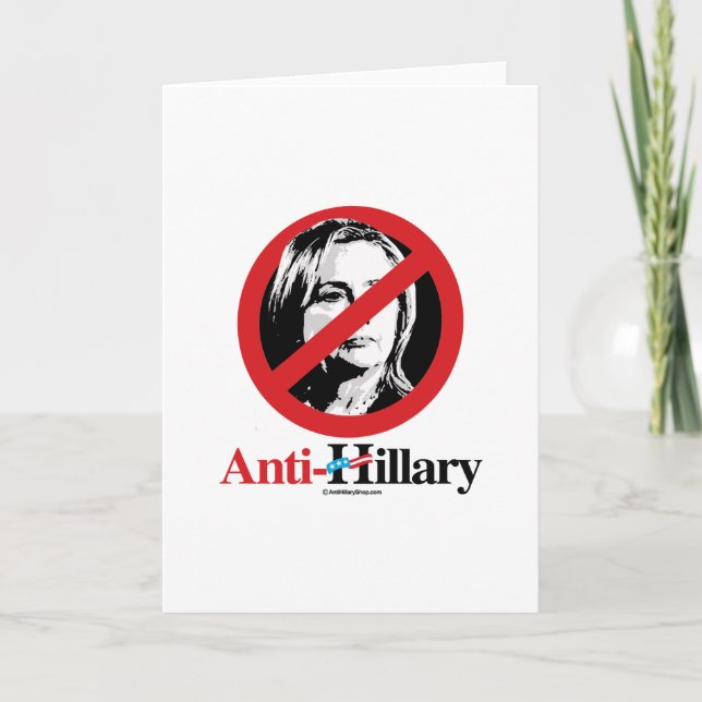 Anti-Hillary Symbol Card (Front)