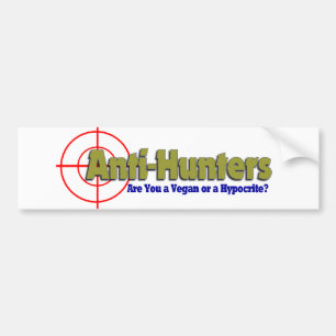 Anti-Hunters Bumper Sticker