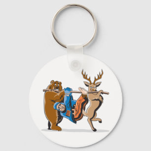 Anti Hunting Animal Revenge Key Ring