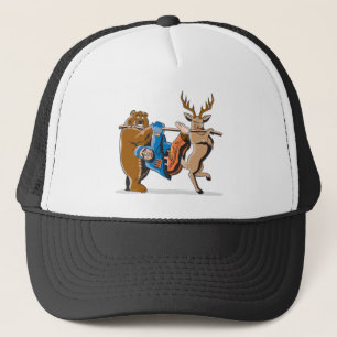 Anti Hunting Animal Revenge Trucker Hat