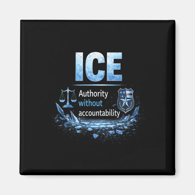 Anti Ice I Protest And Resist I Support Immigrants Magnet (Front)