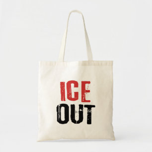 Anti ICE Out Political Activism Protest Tote Bag