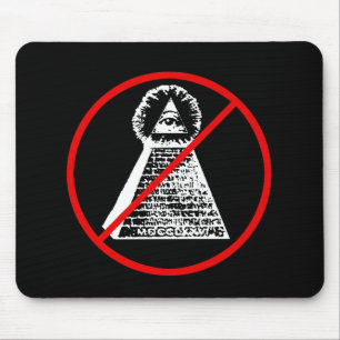 Anti Illuminati New World Order NWO Mousepad