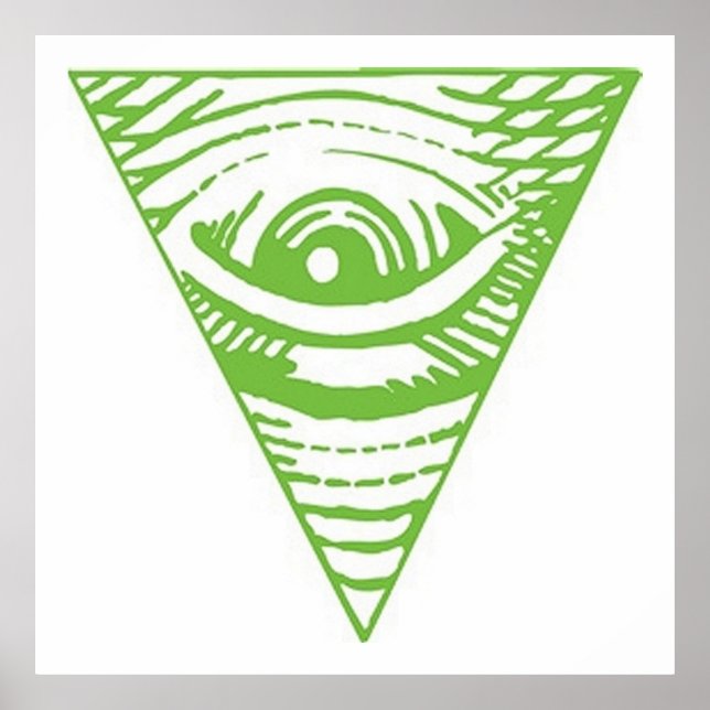 Anti Illuminati Poster Inverted Pyramid (Front)