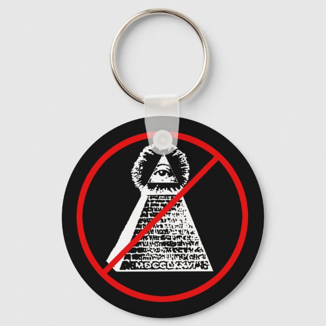 Anti Illuninati Key Ring (Front)