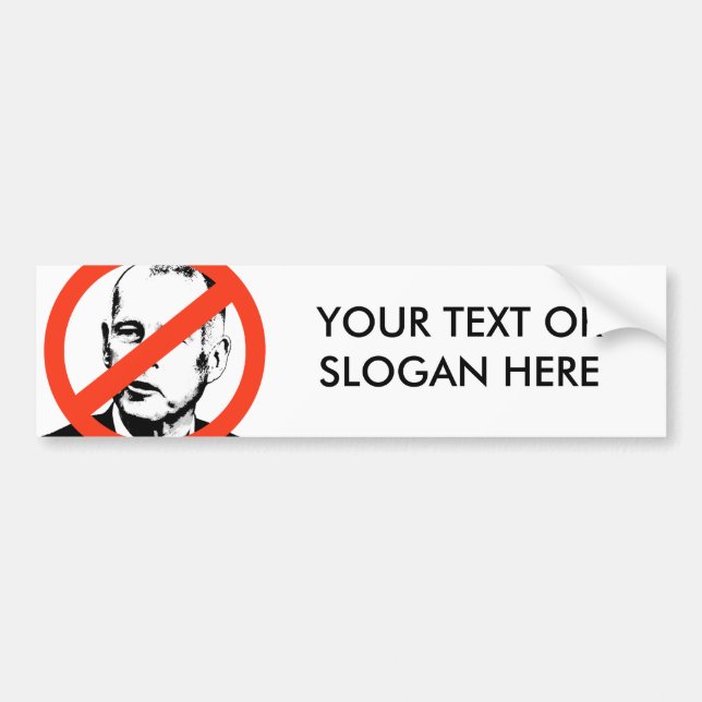 ANTI-JERRY BROWN BUMPER STICKER (Front)