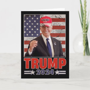 Anti Joe Biden Funny Conservative Donald Trump 202 Card