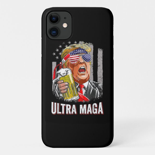 Anti Joe Biden Ultra Maga Case-Mate iPhone Case (Back)