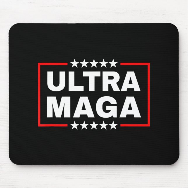 Anti Joe Biden Ultra Maga  Mouse Mat (Front)