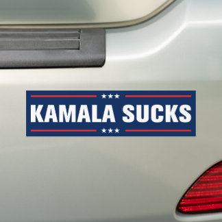 Anti-Kamunism Kamala Sucks Bumper Sticker