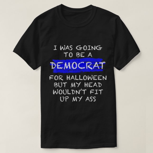 Anti-Liberal Adult Halloween Costume.png T-Shirt (Design Front)