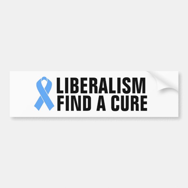 ANTI-LIBERAL BUMPER STICKER (Front)