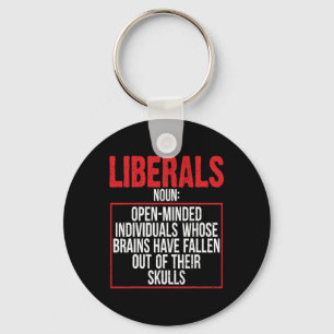 Anti Liberal Pro Republican Raised Right Vote Trum Key Ring