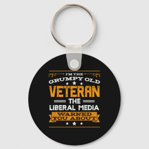 Anti Liberal Republican Conservative Grumpy Old Ma Key Ring