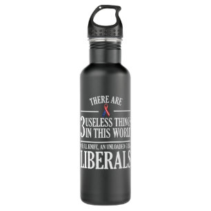 Anti Liberal Useless Liberals, Liberal Tears.png 710 Ml Water Bottle
