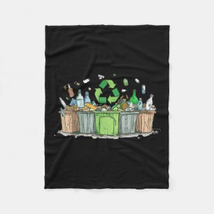 Anti Littering No Environment Environmental Protec Fleece Blanket