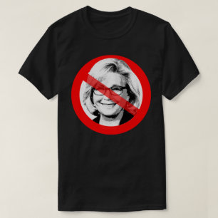 Anti Liz Cheney Crossed Out Face T-Shirt