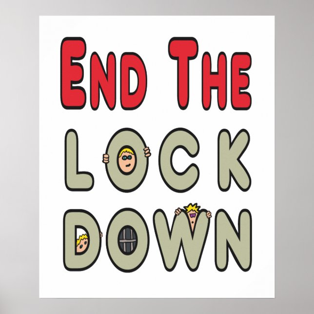 Anti Lockdown Poster (Front)