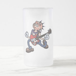 Anti-Machine Frosted Glass Beer Mug